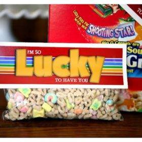 Lucky Charms Treat Bag Topper {St. Patrick's Day}