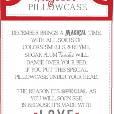 Magical Pillowcase Christmas Poem Gift Tag {Christmas Poem}