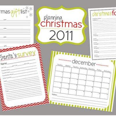 Organize Your Christmas {Christmas Printables} – Tip Junkie