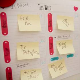 Printable Blog Planner with Post Its