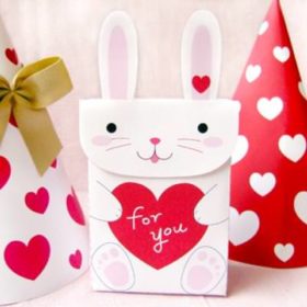 Printable Bunny Valentine Goodie Bag