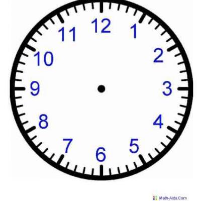 Printable Clock Worksheets – Tip Junkie