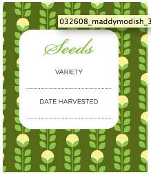 Printable Seed Packets