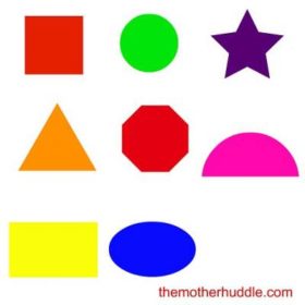 Printable Shape Scavenger Hunt {Preschool Printables}