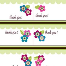 Printable Thank You Cards