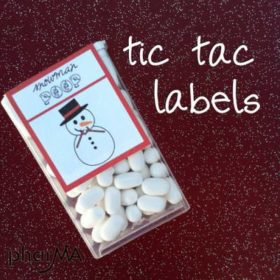 Fun Winter Tic Tac Label Printable {Free Printable}