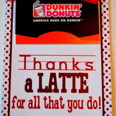 Thanks a Latte 5x7 Card