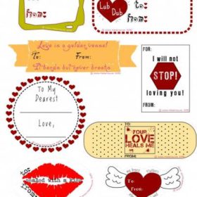 Valentine's Heartfelt Stickers