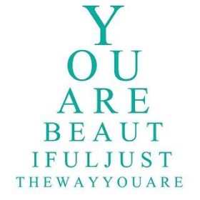 You Are Beautiful Eye Chart {Free Printable}