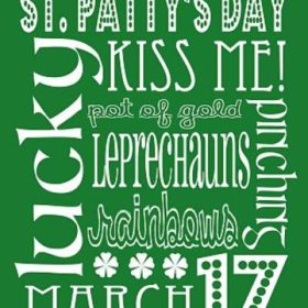 St. Patty's Subway Art {printable}