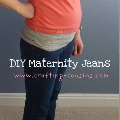 Create Your Own Maternity Jeans {Maternity}