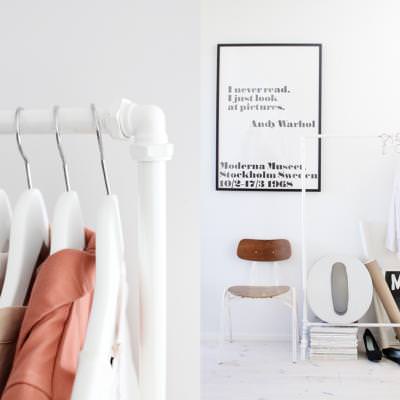 DIY Coat Rack {Coats}