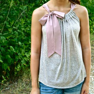Whimsical Bow Top Tutorial {Tops}