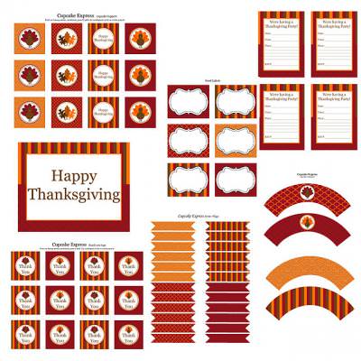 Thanksgiving Party Printables {Setting Cards}