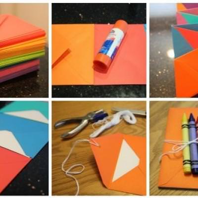 Accordion Envelope Books {DIY Books}