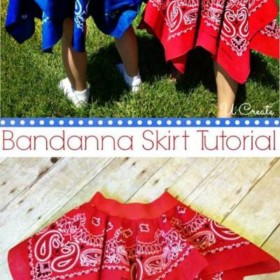 Bandanna Summer Skirt {Children's Clothing}