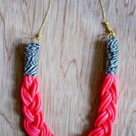 Braided Necklace DIY {Necklace}