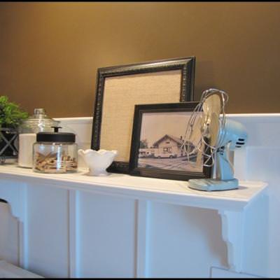 Cafe Shelf Tutorial {Shelving and Storage}