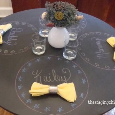 Chalkboard Table {Tables}