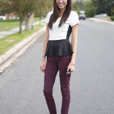 Coated Leather Denim a Fall Trend {Trends}