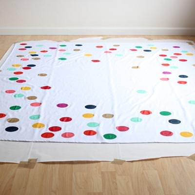 Confetti Tablecloth DIY {Tablecloths}