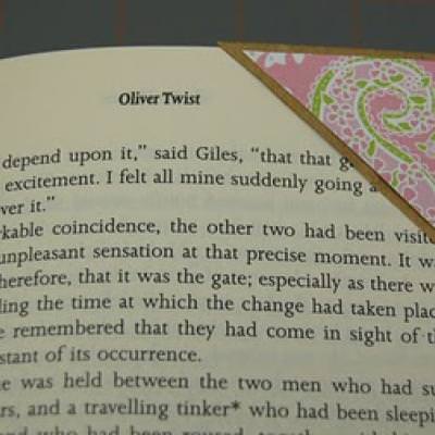 Corner Bookmark DIY {Hobbies}