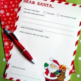 Dear Santa Printable Letter {Santa}