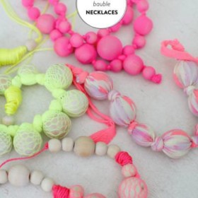 DIY Bauble Necklace {Necklaces}