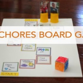 DIY Chore Board Game {Games}