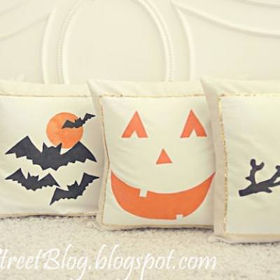 DIY Halloween Pillow Covers