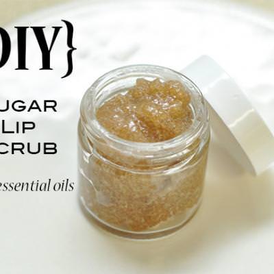 DIY Sugar Lip Scrub {Bath and Body}
