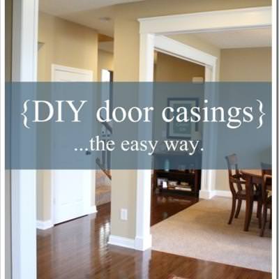 Door Casings DIY {Home Upgrades}