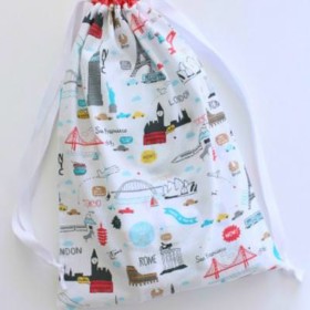 Drawstring Overnight Bag {Bags}