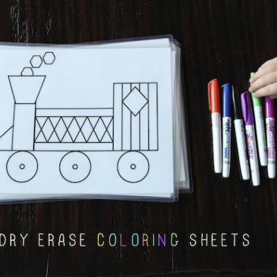 Dry Erase Learning Mats {Learning Tools}