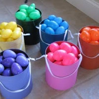 Easter Egg Hunt by Color {Easter Egg Hunt}