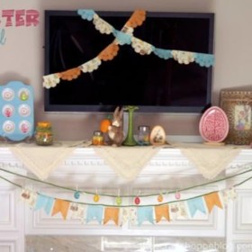 Easter Mantel {Easter Decor}