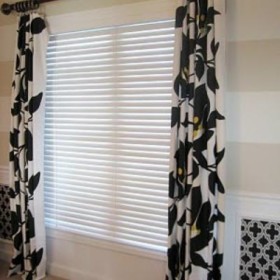 Easy Window Treatment DIY {Drapes}