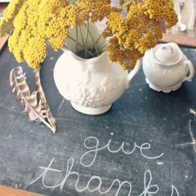 Fall Tablescape {thanksgiving centerpieces}