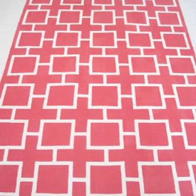 Geometric Painted Rug {Rugs}