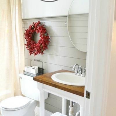 Guest Bathroom Makeover Reveal {Bathroom Makeover}