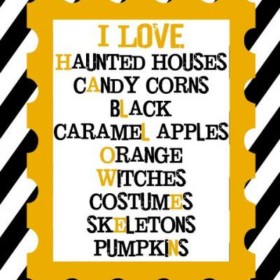 Halloween Art {Printable Sign}