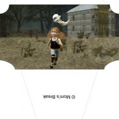Halloween Mini Popcorn Bag Wrapper