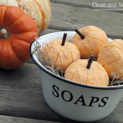 Homemade Pumpkin Soaps