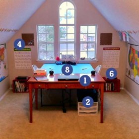 Homeschool Space Ideas {Homeschooling Ideas}