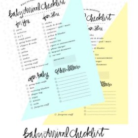 Hospital Delivery Packing Checklist {Baby}