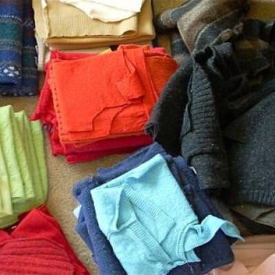 How to Felt Sweaters {Felting}