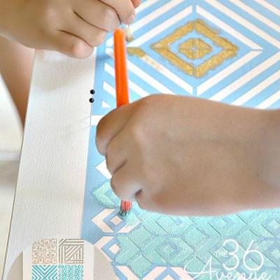 How to Stencil {Stenciling}
