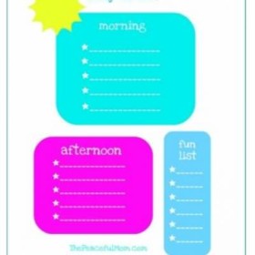 Kids Daily Planner Checklist {Printable}