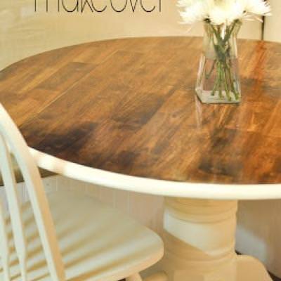 Kitchen Table Makeover {Trash to Treasure}