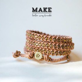 Leather Wrap Bracelet {Bracelets}